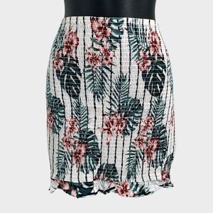 Guess Kira Smocked Mini Skirt